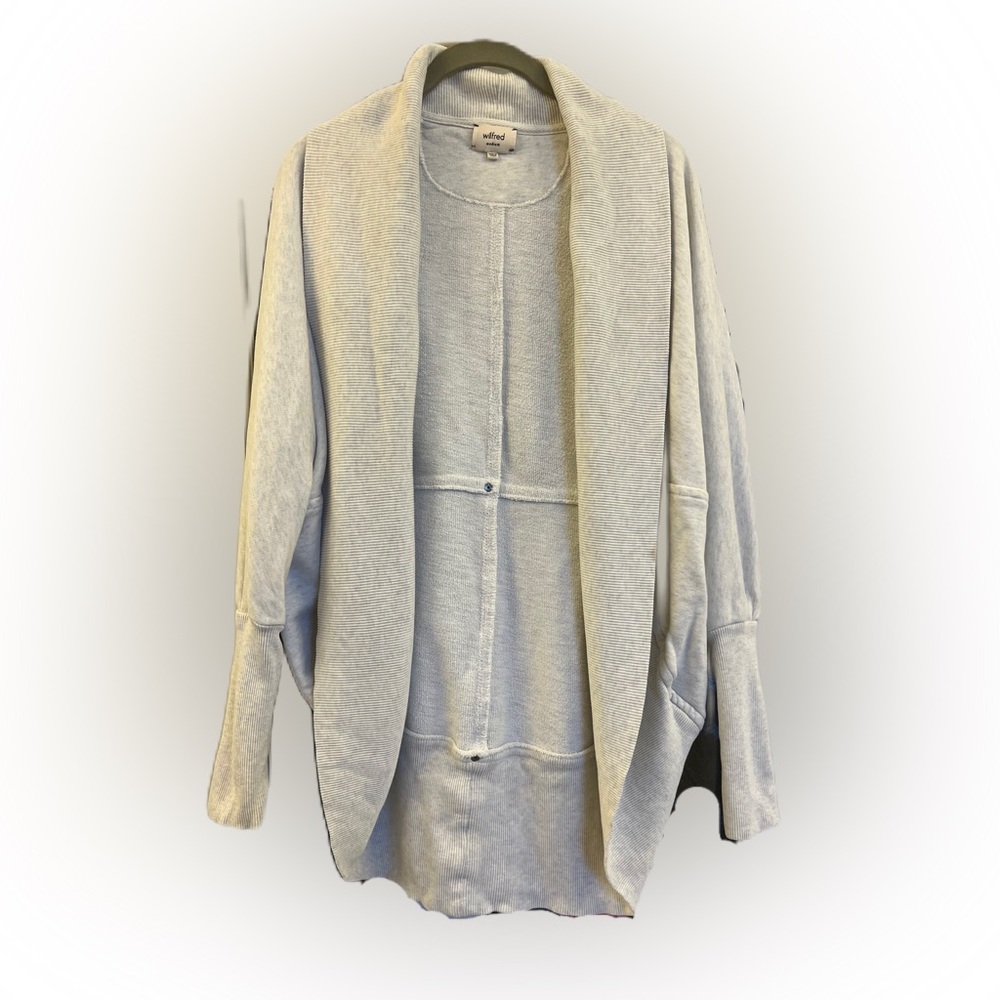 Wilfred cocoon open front cardigan M